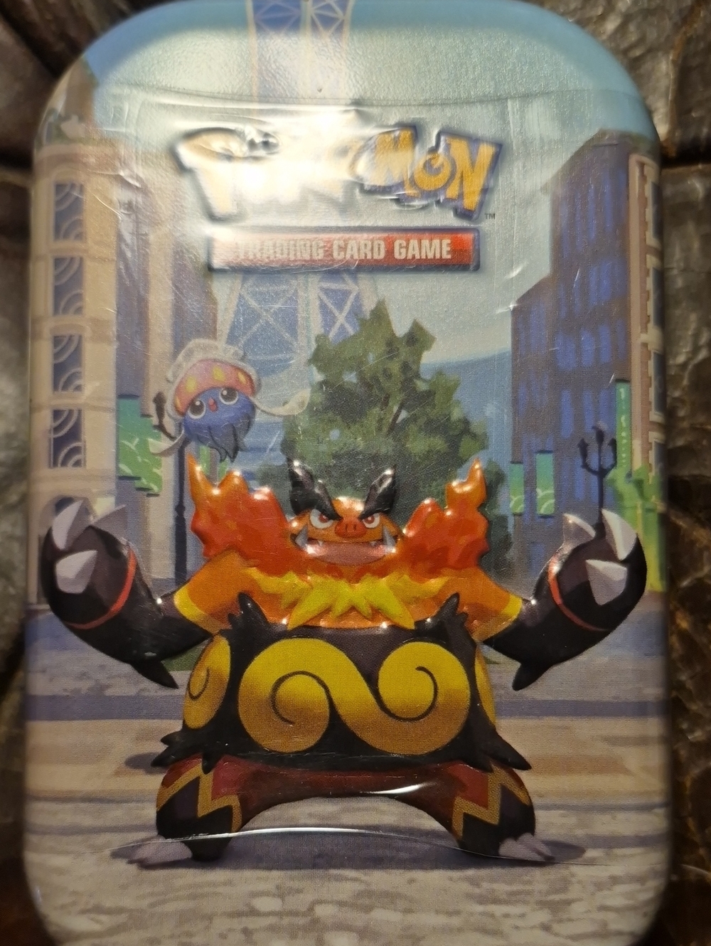 Pokemon Emboar Lumiose City Trading Card Tin